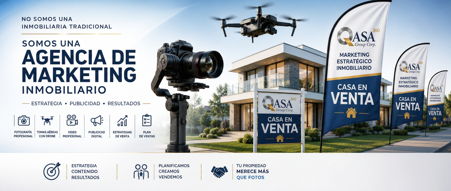 Vista panorámica de desarrollos inmobiliarios
